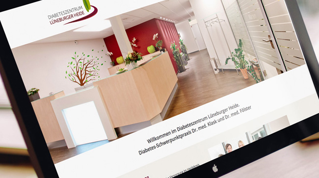 Neue Website für Diabeteszentrum Lüneburger Heide