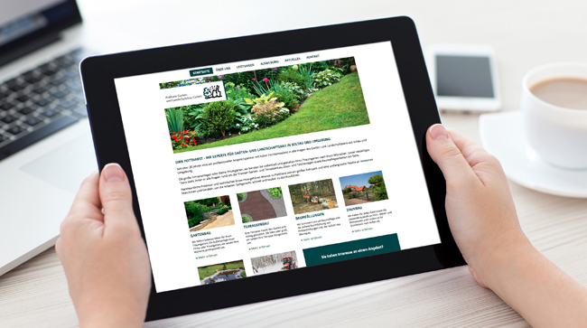 Neue Website für Pottharst Garten- und Landschaftsbau