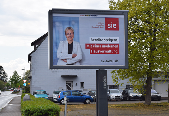 Plakatkampagne für sie-Soltauer Immobilien Ebersbach